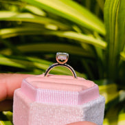 3.31CT Radiant Cut Lab Grown Diamond Engagement Ring