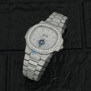 Bolo Baguette Dial Moissanite Automatic Luxury Watch