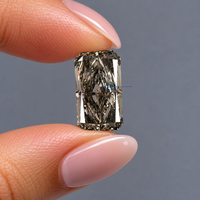 3 Carat Fancy Green Lab Grown Diamond, Certified Fancy Color Diamond
