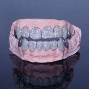 D Color Moissanite 8 On 8 Customize Hip Hop Grillz