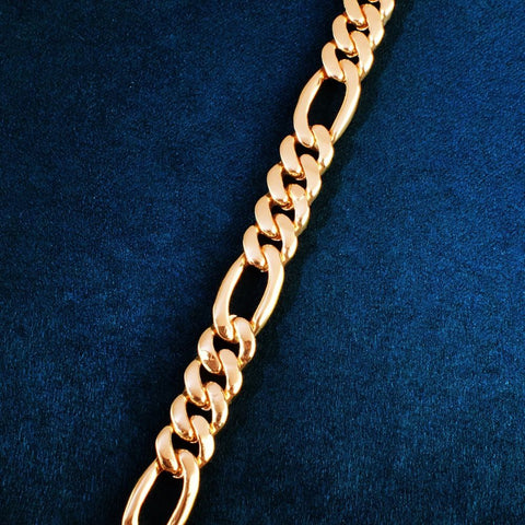 Stylish Figaro Link Moissanite Luxury Hip Hop Chain