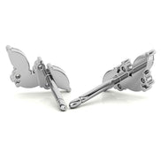 Leaf Style Marquise Cut Moissanite Earrings