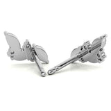 Leaf Style Marquise Cut Moissanite Earrings