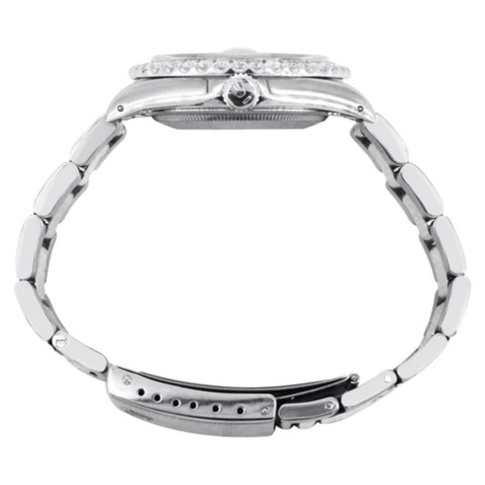 Stainless Steel Moissanite Classic Fancy Watch