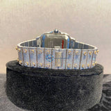 Arabic Dial Dual Tone Collet Moissanite Luxury Watch
