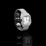 Colorless Moissanite Fully Iced Out Luxury Watch For Men's