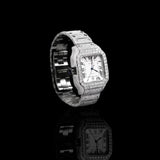 Colorless Moissanite Fully Iced Out Luxury Watch For Men's