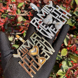 Family Health Wealth Customize Moissanite Pendant