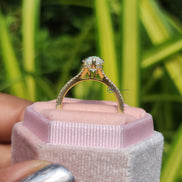 Yellow Gold Marquise Cut Wedding Ring For Women