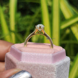 Yellow Gold Marquise Cut Wedding Ring For Women