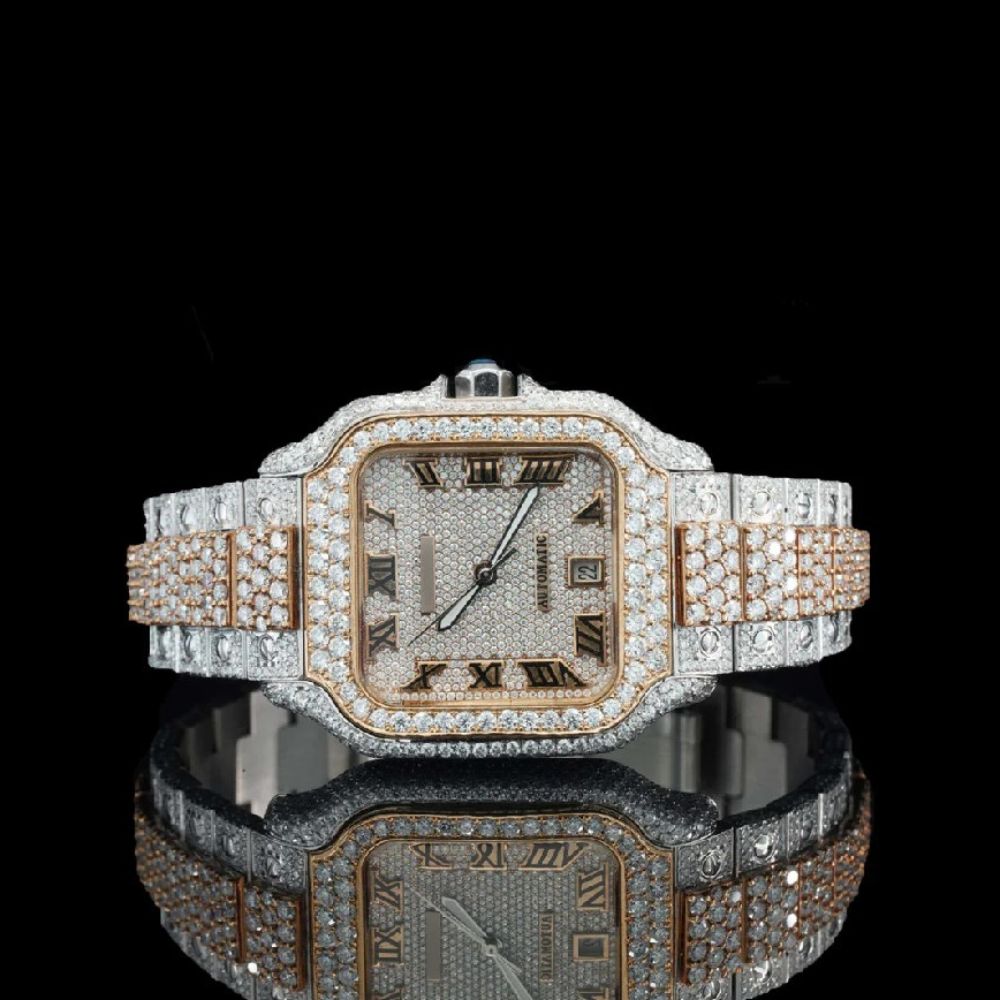 VVS1 Clarity Moissanite Diamond Wrist Watches