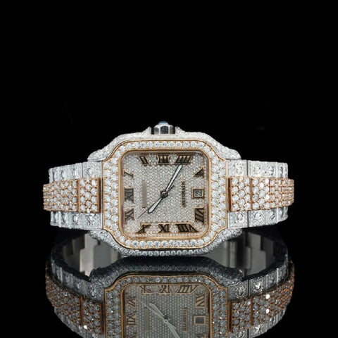 VVS1 Clarity Moissanite Diamond Wrist Watches