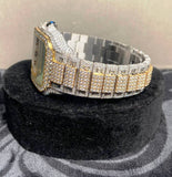 Elegant Look Arabian Style Fully Moissanite Hip Hop Watch