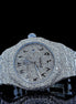 Stainless Steel Moissanite Iced Out Wrist Watch