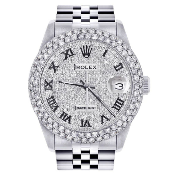 Date Just Moissanite Automatic Classic Watch