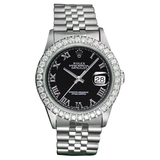 VVS1 Moissanite Stainless Steel Watch For Men's