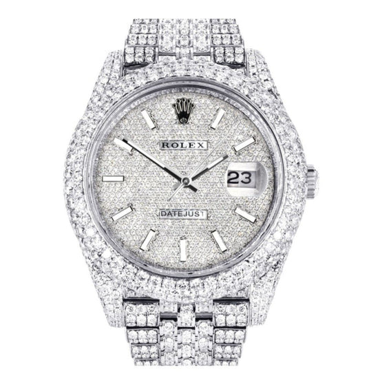 Hip Hop Automatic Fully Iced Out Moissanite Classic Watch