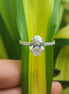 Hidden Halo Oval Cut Engagement Ring For Women