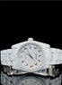 Red Color Arabic Numeric Iced Out Watch