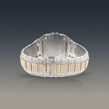 Roman Numeric Moissanite Automatic Exclusive Watch