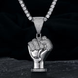 925 Silver Moissanite Diamond Hip Hop Pendant