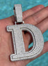Customized Letter Moissanite Diamond Men's Pendant