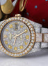 Iced Out Moissanite Datejust Luxury Hip Hop Watch