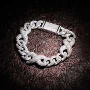 Infiniy Link Iced Out Moissanite Unisex Bracelet