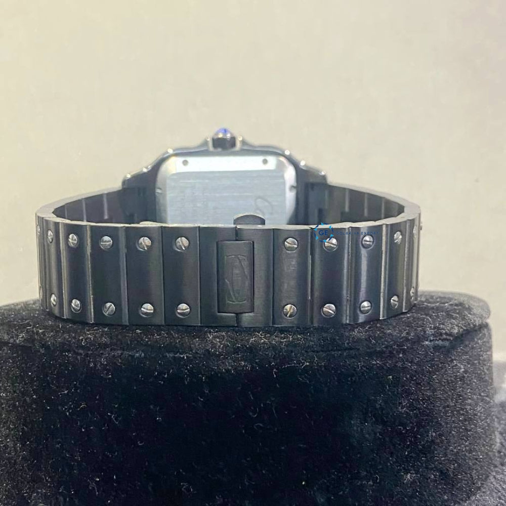 Full Black Stainless Steel Men's Daily Wear Watch