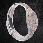 Fancy And Stylish Moissanite Wrist Watch Gift For Men's