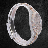 Fancy And Stylish Moissanite Wrist Watch Gift For Men's