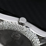 Double Row Moissanite Diamond Dial Luxury Watch