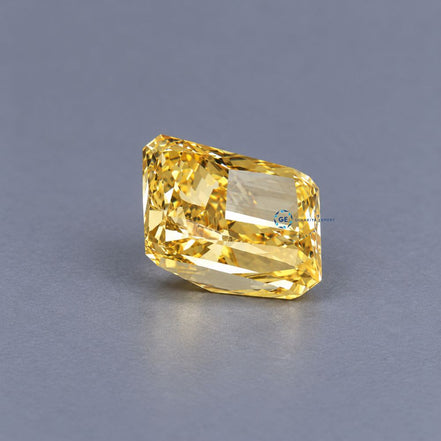 Yellow CVD Lab Grown Diamond, Loose Diamond For Custom Designs