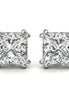 Princess Cut Moissanite Small Stud Earrings For Her