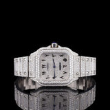 Automatic Fully Iced Out Moissanite Diamond Hip Hop Watch