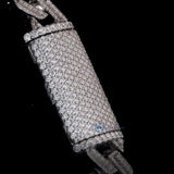Full Moissnaite Diamond Iced Out Cuban Link Chain For Men's