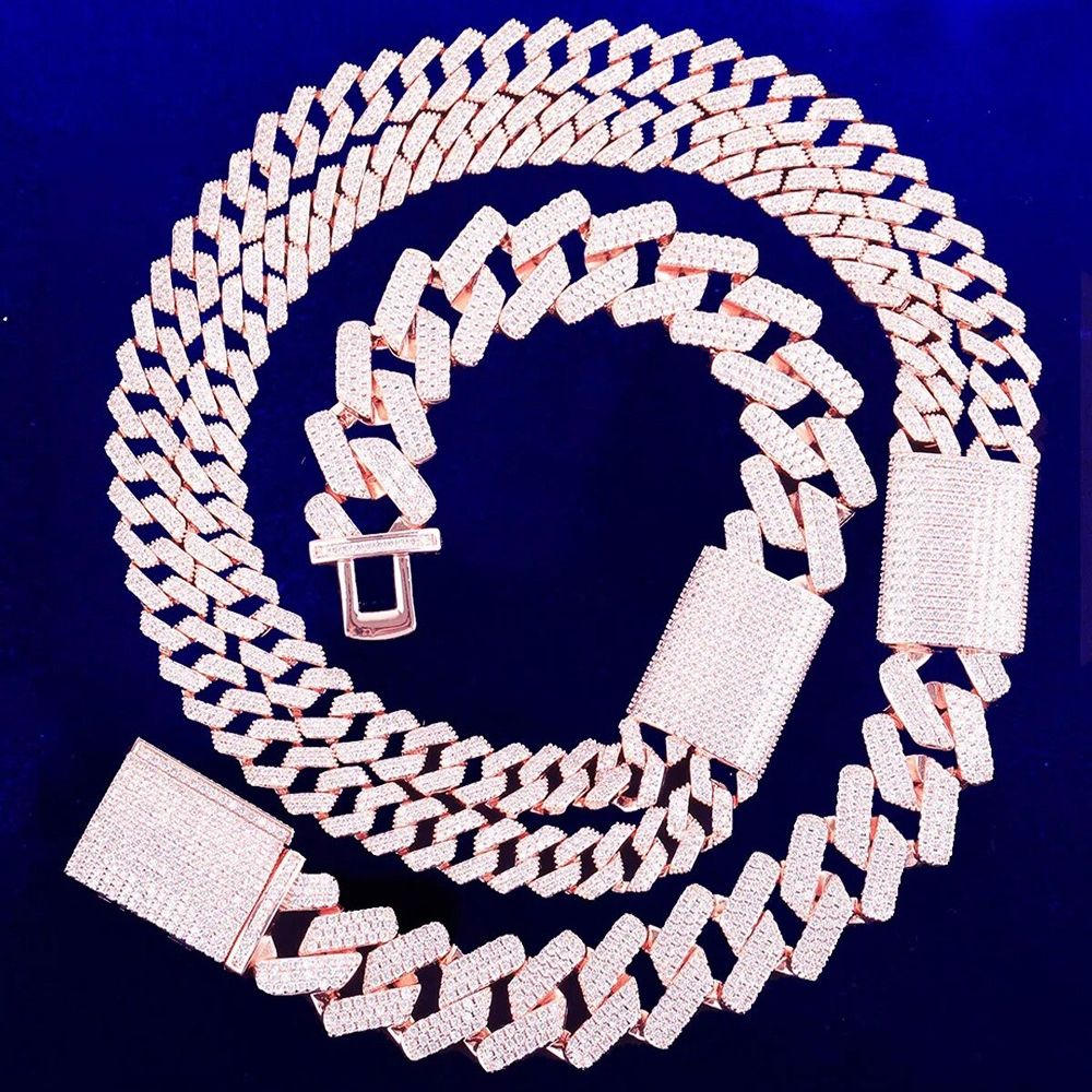 Iced Out Moissanite Diamond Customize Chain