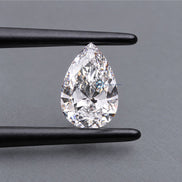 IGI Certified Pear Cut Lab Grown Diamond, Certified Diamond Stone