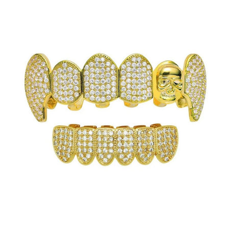 Skull Design Handmade Custom Moissniate Grillz