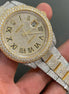 Roman Dial Moissanite Luxury Iced Out Men' Watch