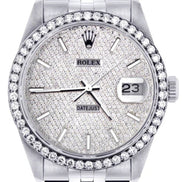 Custom Moissanite Classic Date Just Watch