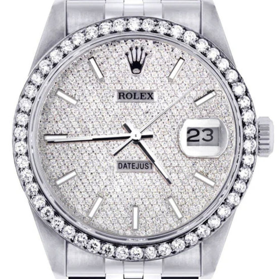 Custom Moissanite Classic Date Just Watch