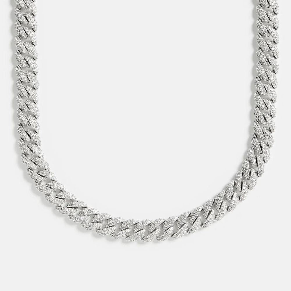 Lab Created Moissnaite Diamond Iced Out Cuban Chain