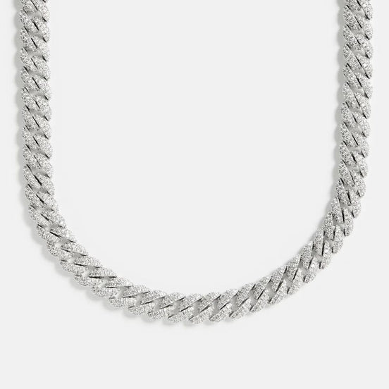 Lab Created Moissnaite Diamond Iced Out Cuban Chain