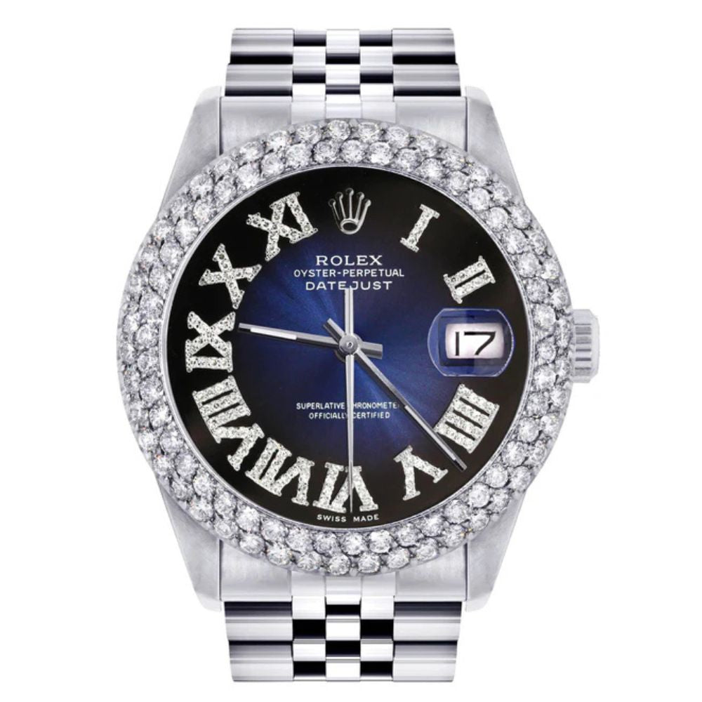 Blue Dial Jubilee Band Men's Automatic Watch
