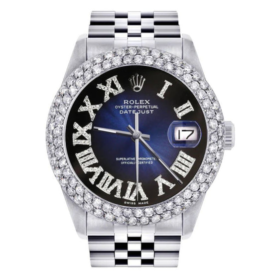 Blue Dial Jubilee Band Men's Automatic Watch