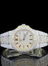 Moissanite Diamond Dual Tone Automatic Luxury Watch