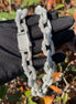 Luxury Fully Iced Out Rollo Moissanite Cuban Link Chain
