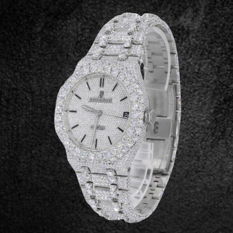 D Color Moissanite Iced Out Classic Luxury Watch For Men's
