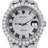 Iced Out Fully Iced Out Automatic Moissanite Watch